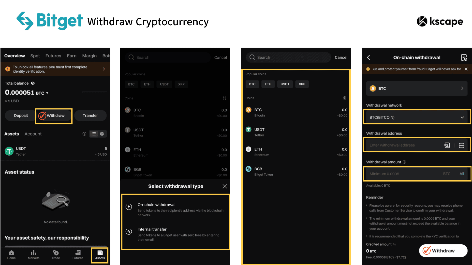 Bitget Withdrawal Image