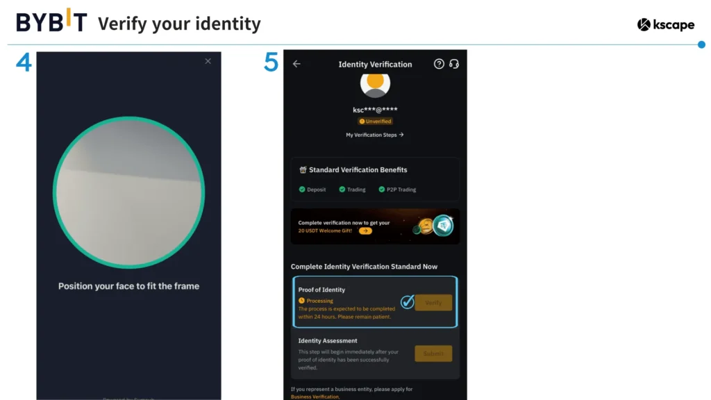 Bybit Identity Verification Process Image