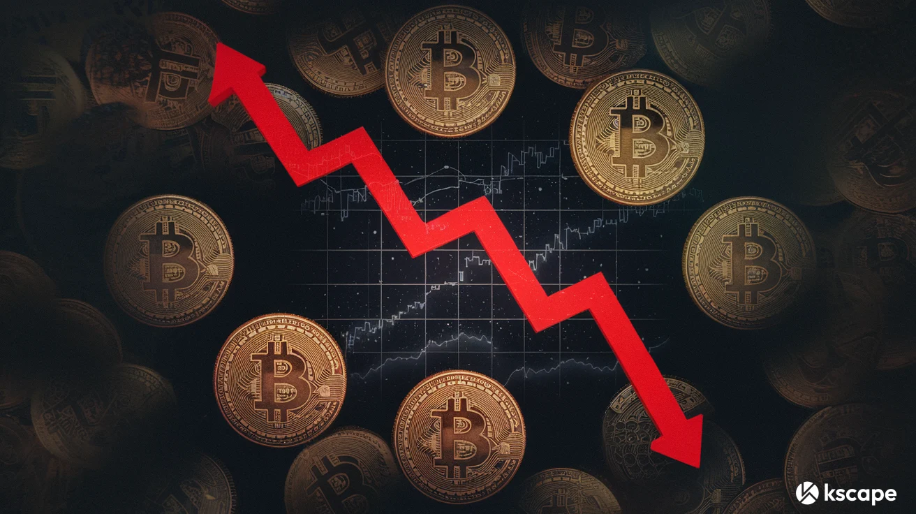 비트코인, ETF 매도 압력에 90K 아래로 하락