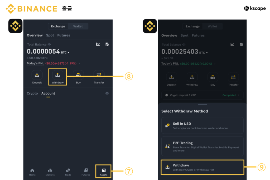 바이낸스-가상화폐-출금-가이드