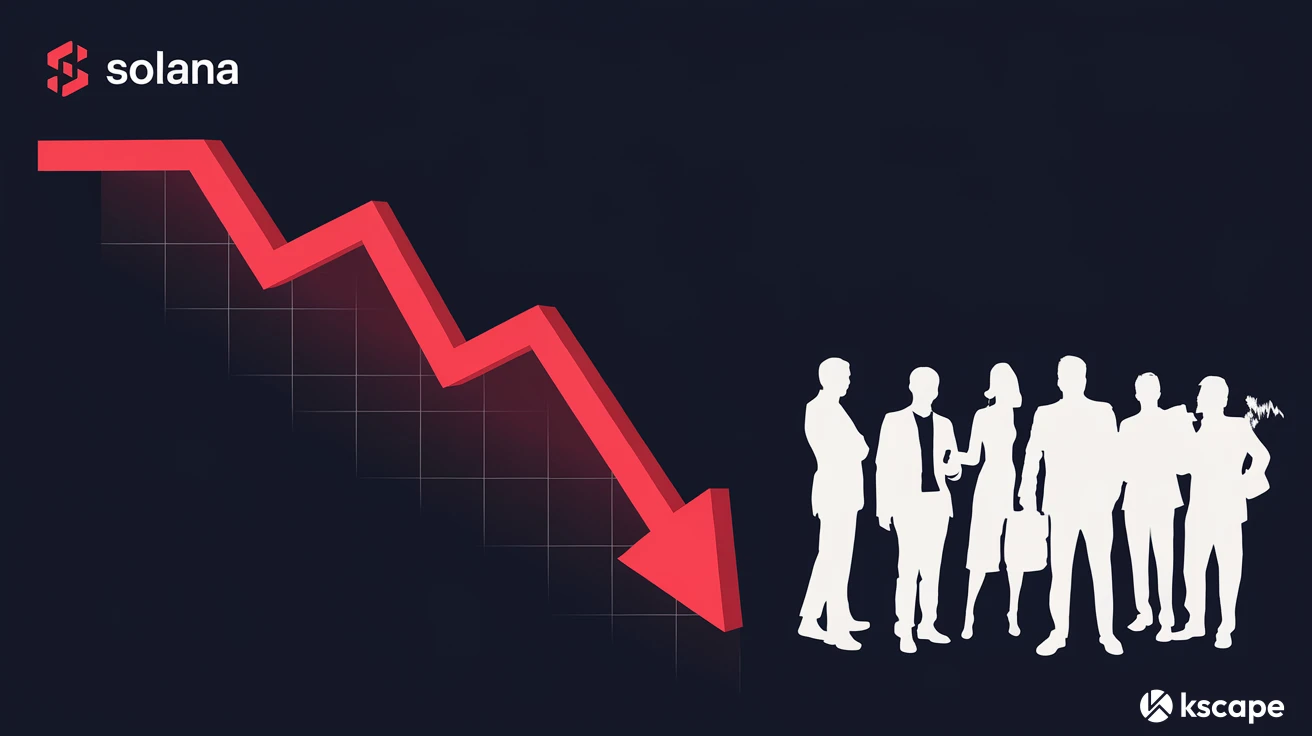 Solana 가격 13% 하락, 투자자들은 새로운 L2 ICO로 이동