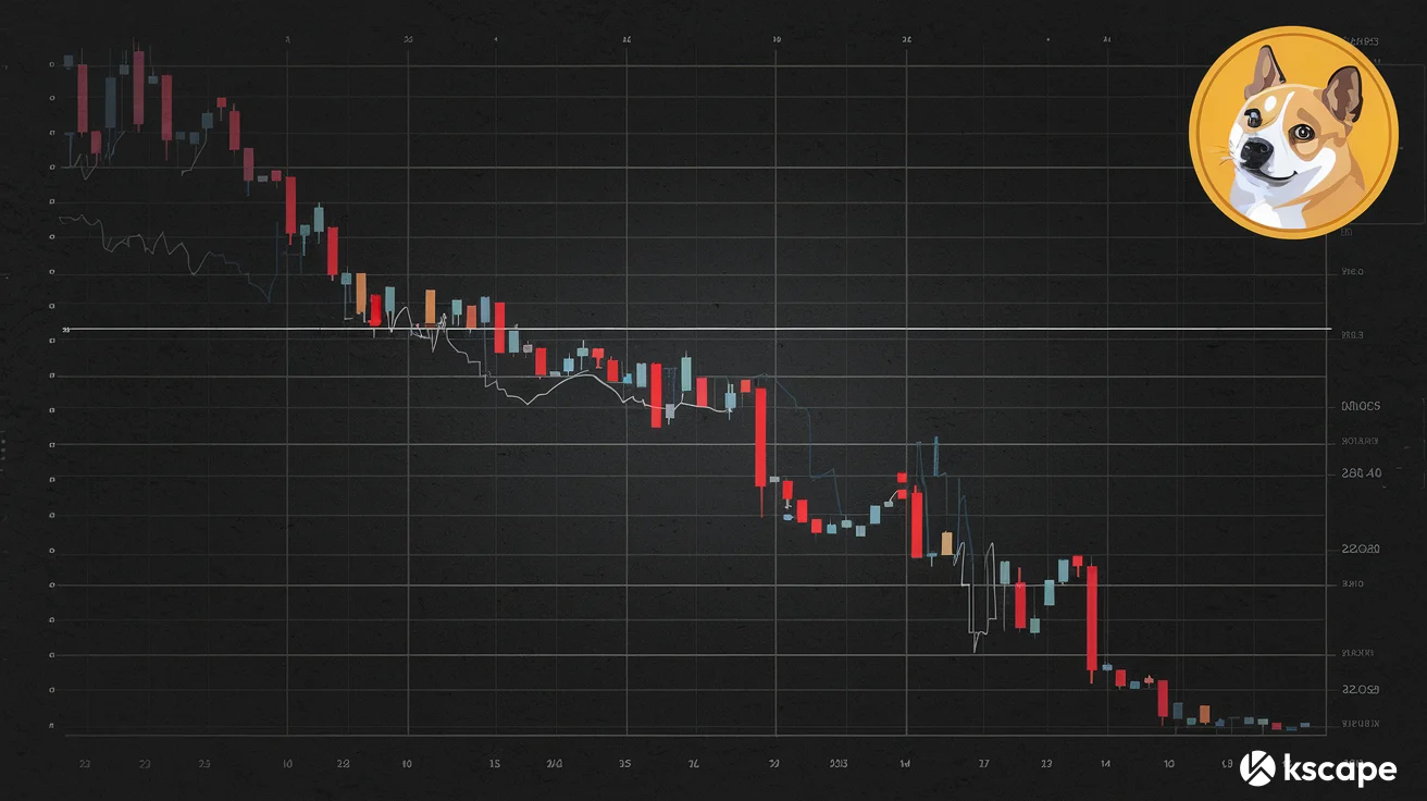 Dogecoin의 미래: 죽음의 십자형 패턴이 의미하는 것